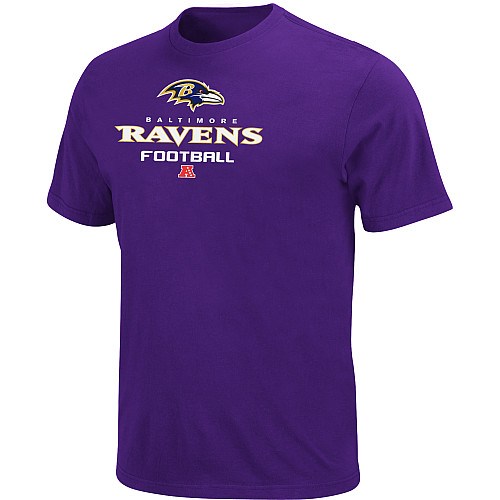 Baltimore Ravens Big & Tall Critical Victory NFL T-Shirt - Purple